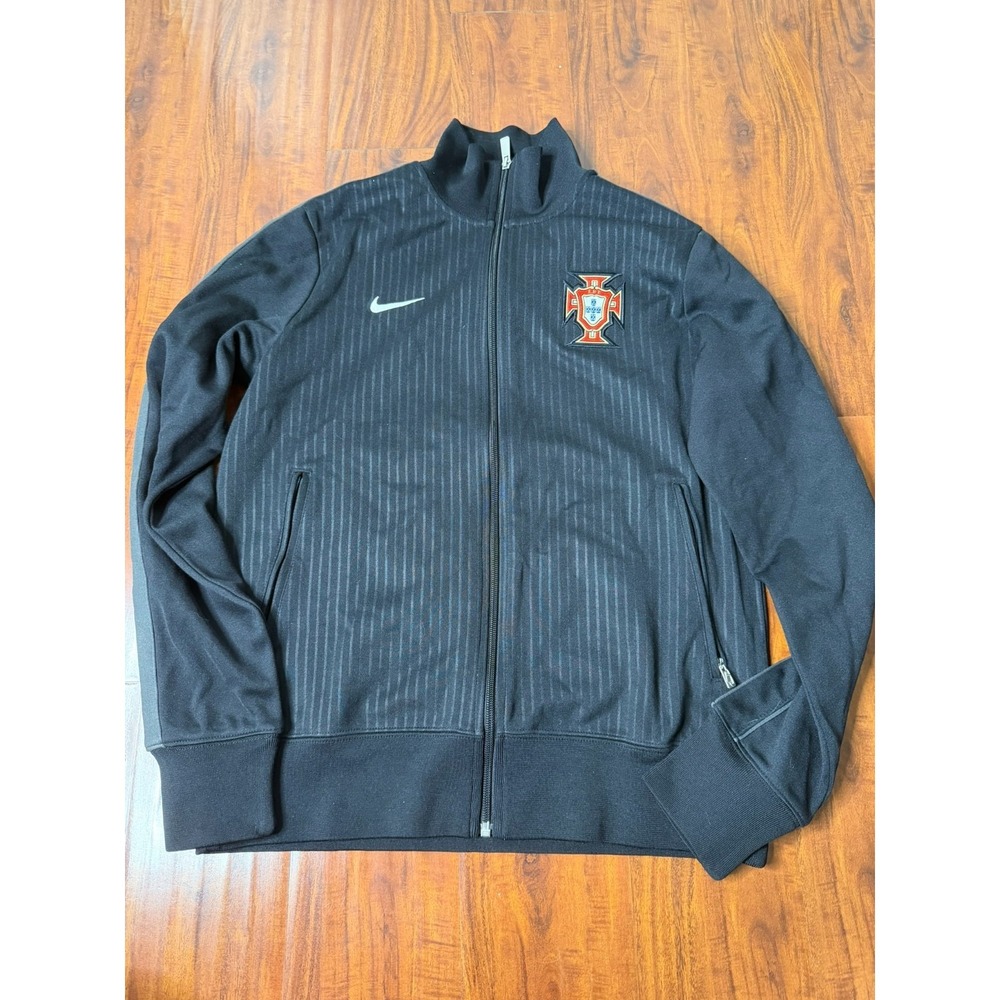 Nike Portugal FC Men's Track Suit Size M Black Training Jacket 522796-010